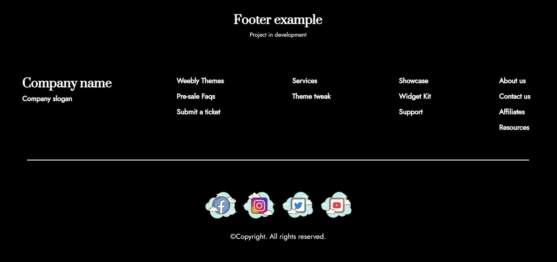 Responsive Footer